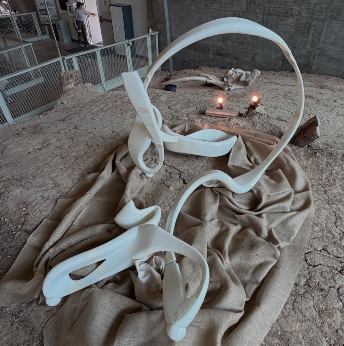 Studio reference — Merli Guerra installation context