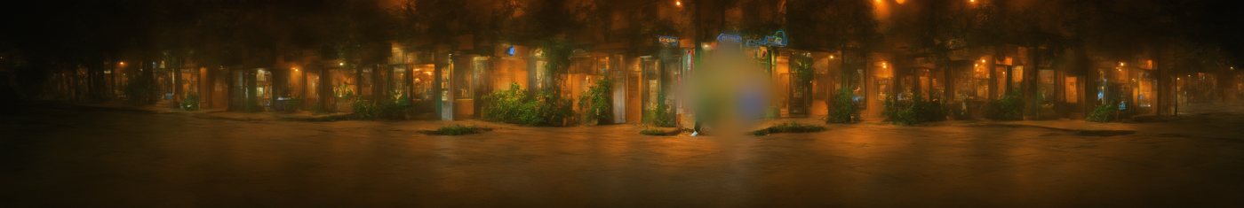 The generated outpaint background