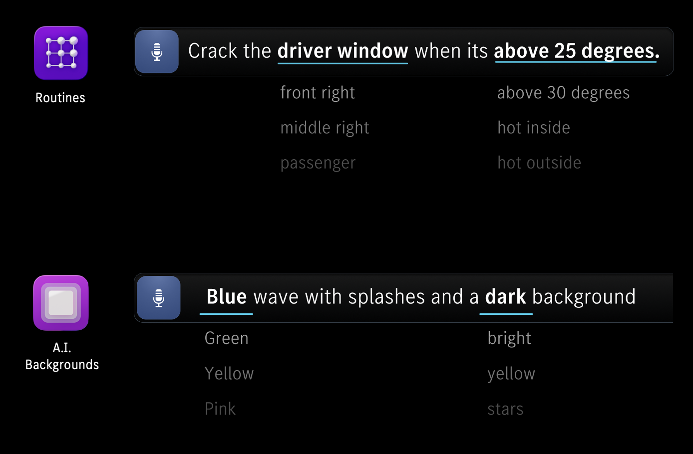 Figma widgets for window-cracking routines and AI background generation.